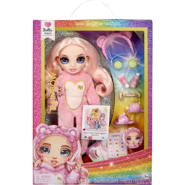Rainbow High Junior High PJ Party Puppe - Bella (Yellow)