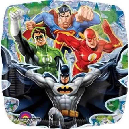 amscan Folienballon Justice League, 45 cm unbefüllt