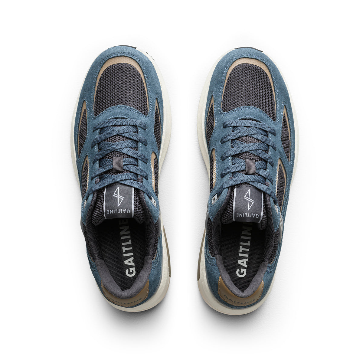 Nova Lite Klassisk retrosneaker med skinndetaljer