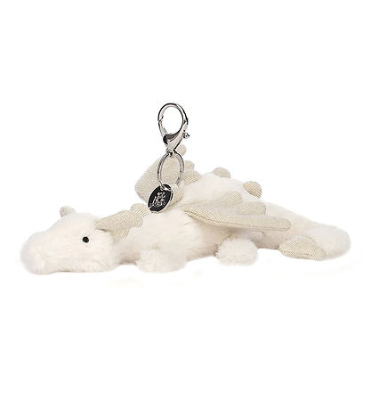 Jellycat N?glering - 22x12 cm - Snow Dragon
