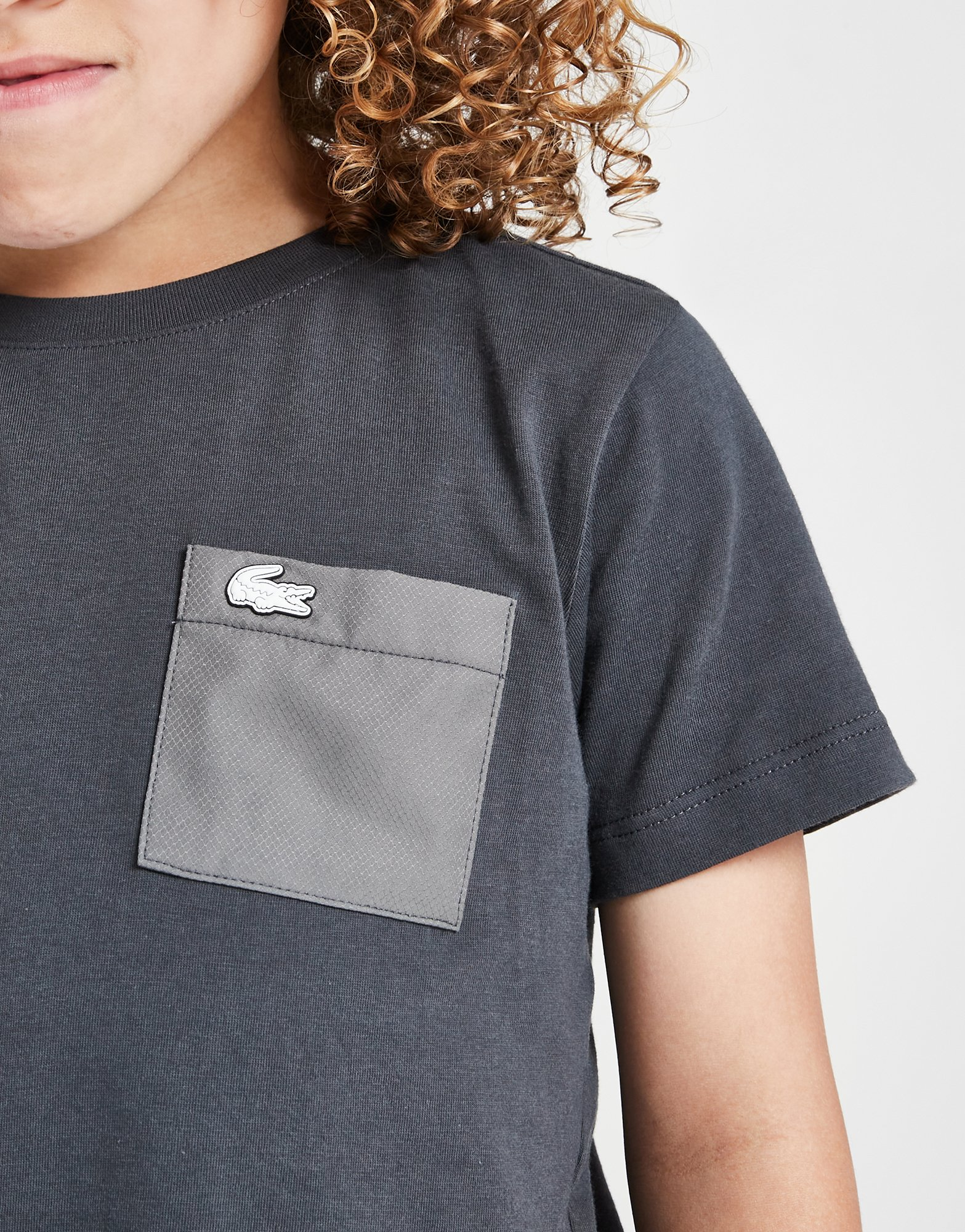 Lacoste T-shirt Mesh Panel Enfant