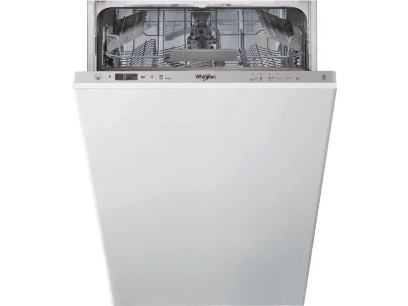WHIRLPOOL WSIC3M27 - Opvaskemaskine - Sølv