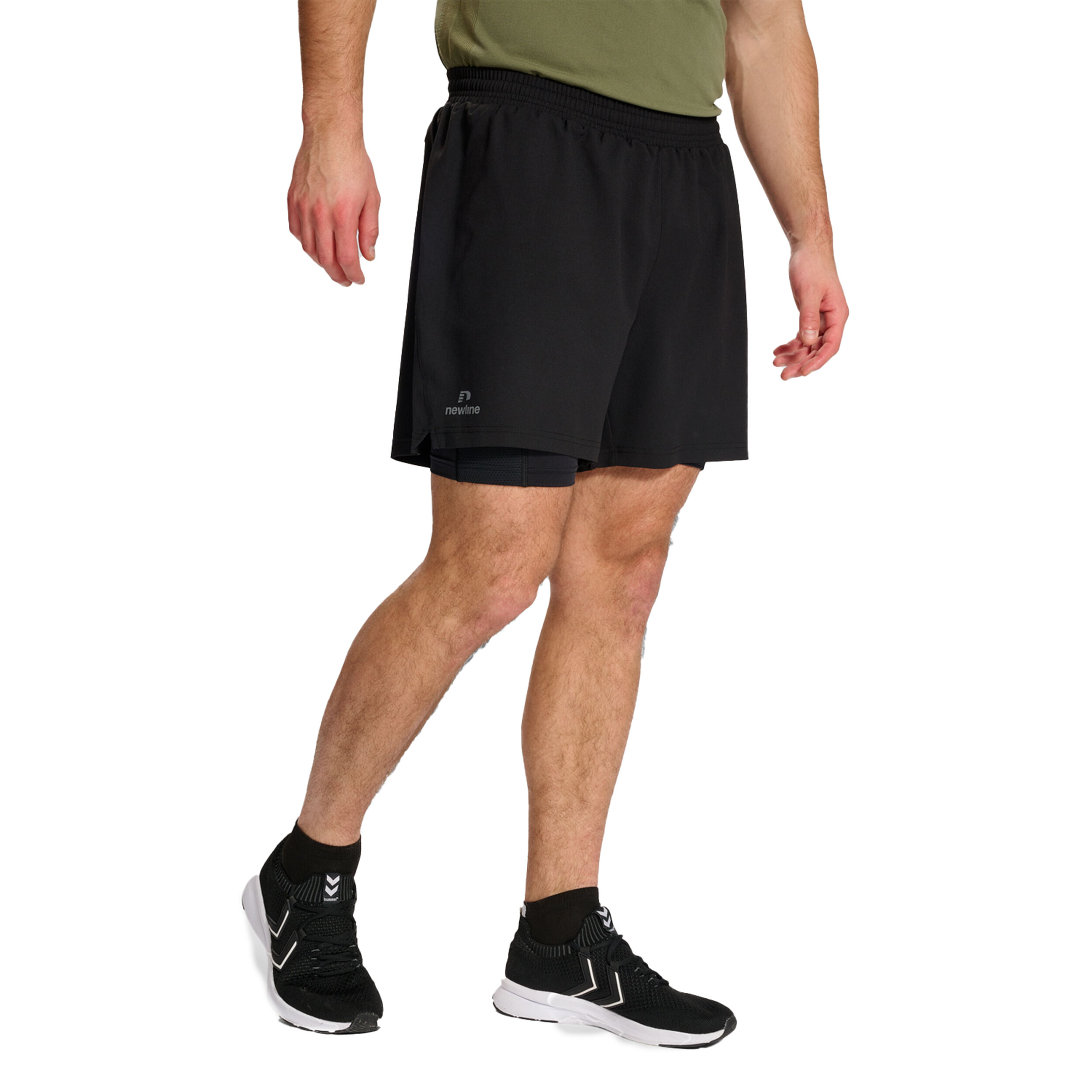 Newline Dallas 2in1 Shorts Hommes - Noir