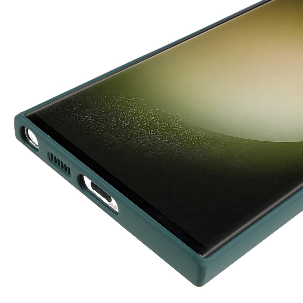 Samsung Galaxy S23 Ultra 5G Gummi Case Hülle mit Kameraschutz - Petrol (Matt)
