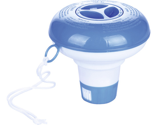Doseervlotter voor 200g tabletten, 17 cm, blauw