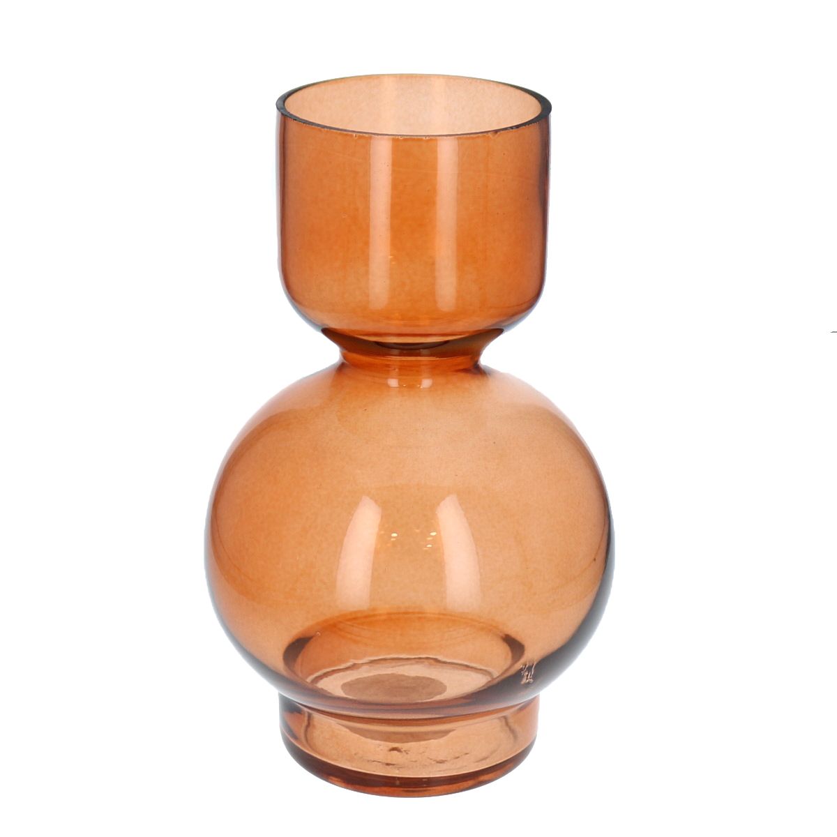 Vase en verre ambré Atelier jasmin