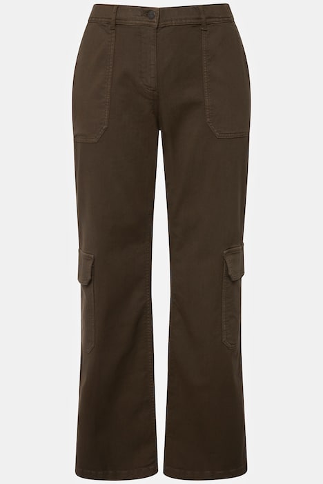 Cargohose Mary, weites Bein, Cargotaschen, Biobaumwolle