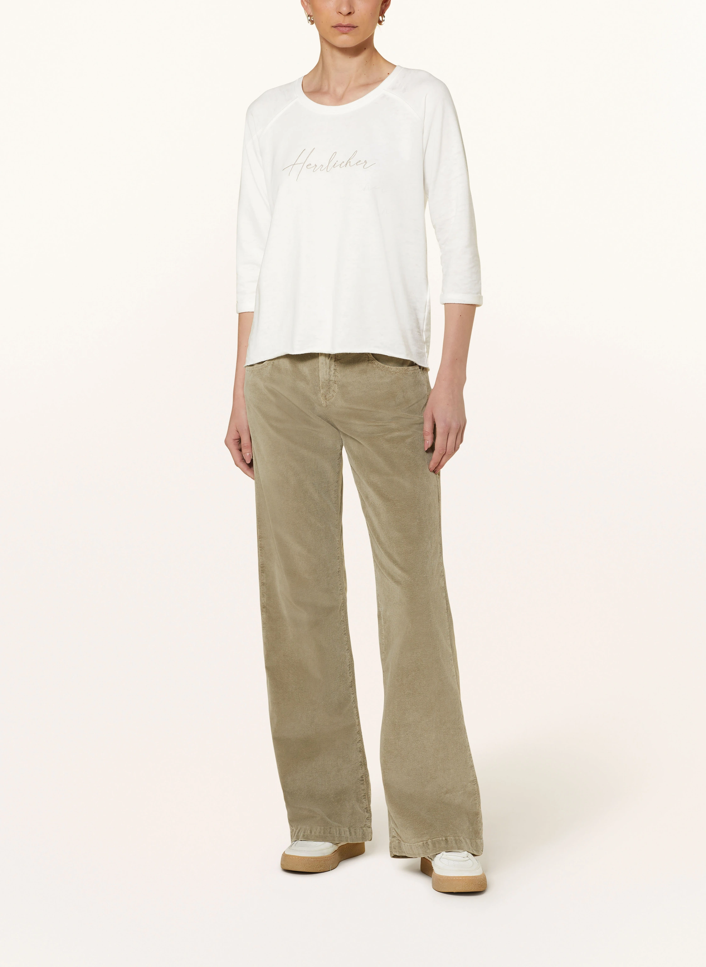 Herrlicher Sweatshirt ANGELIKA mit 3/4-Arm