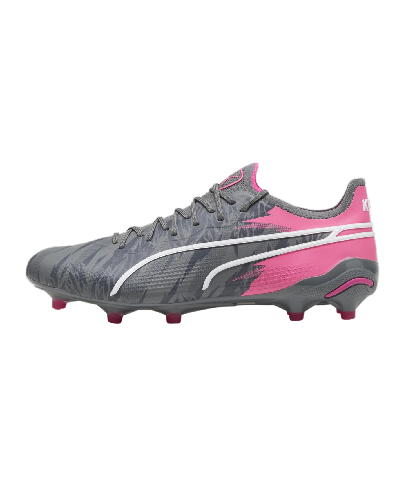 PUMA KING Ultimate Rush FG/AG Grau Pink F01