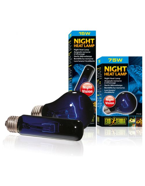 Exo Terra Night Heat Lamp Maanlicht - Verlichting - 15 Watt T10