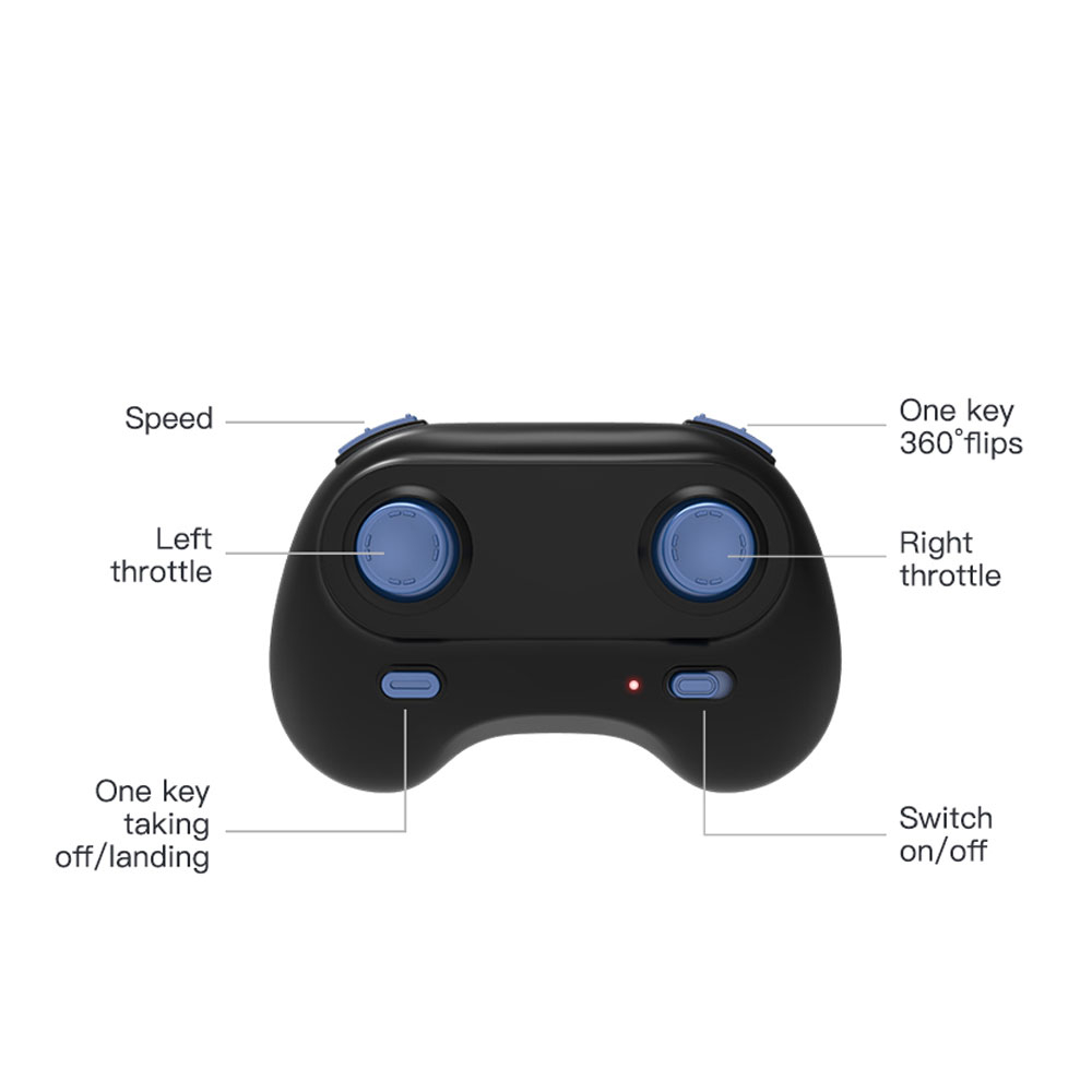 Mini Drohne USB Quadrocopter Spielzeug mit Fernsteuerung   Infrarot Handsensor - Orange