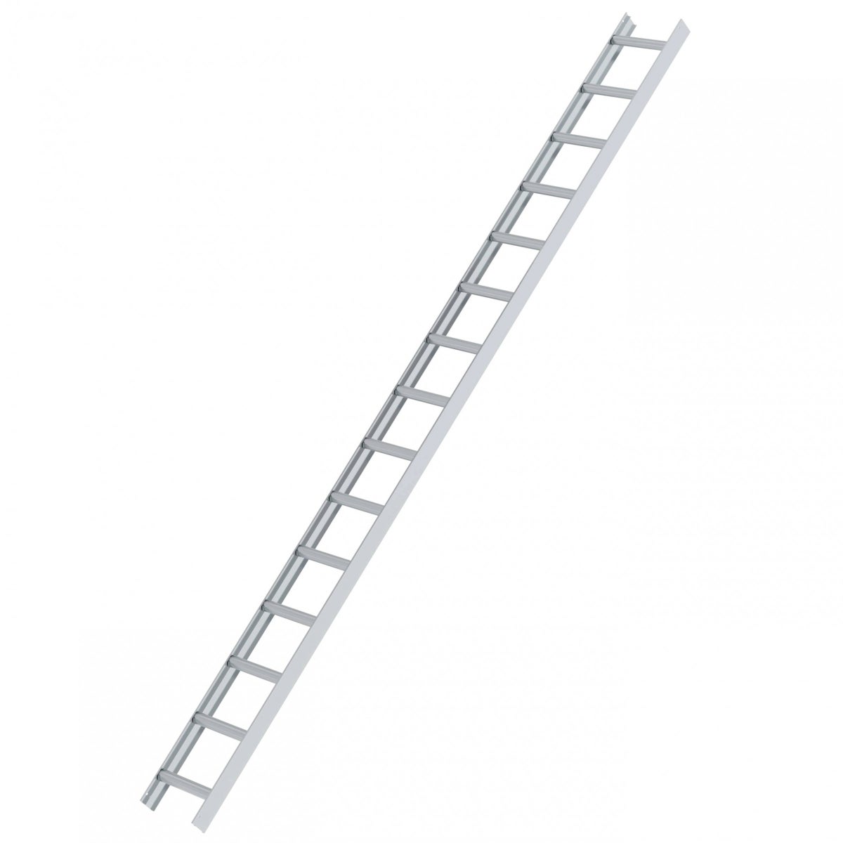 MUNK Aluminium Dakladder, 15 Sporten, Aluminium