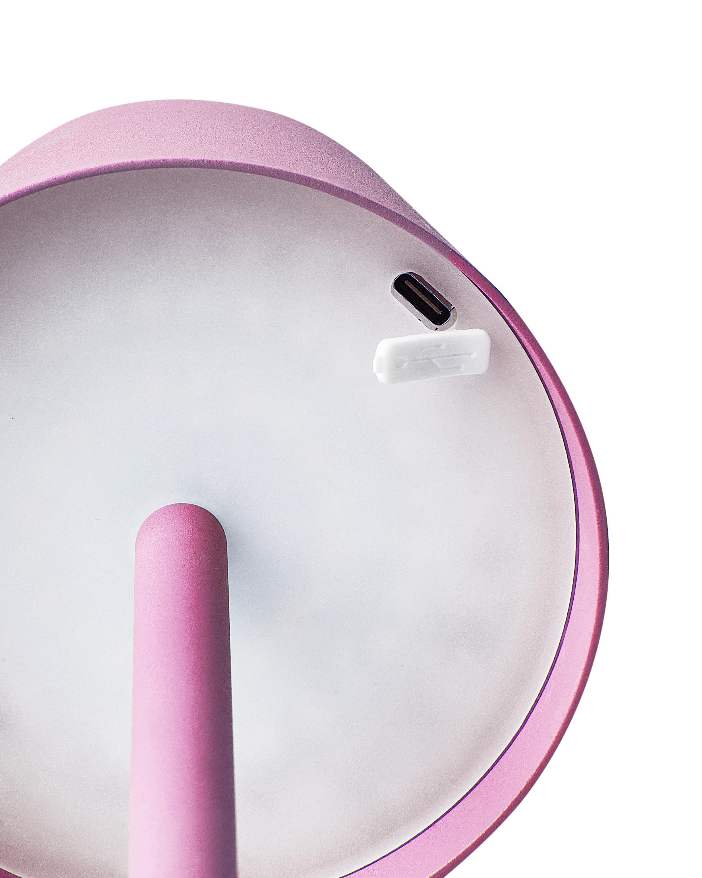 LED draadloze tafellamp BACEIRO Metaal Roze