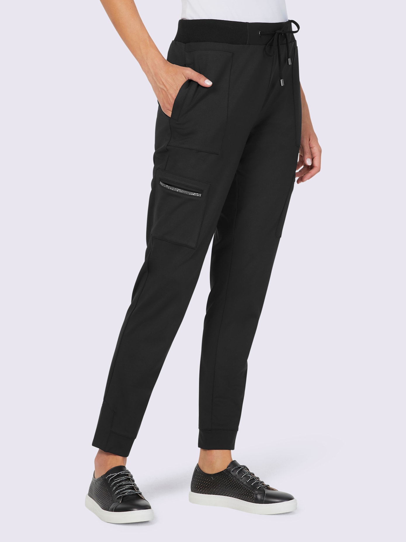 Pantalon en jersey style jogging tendance