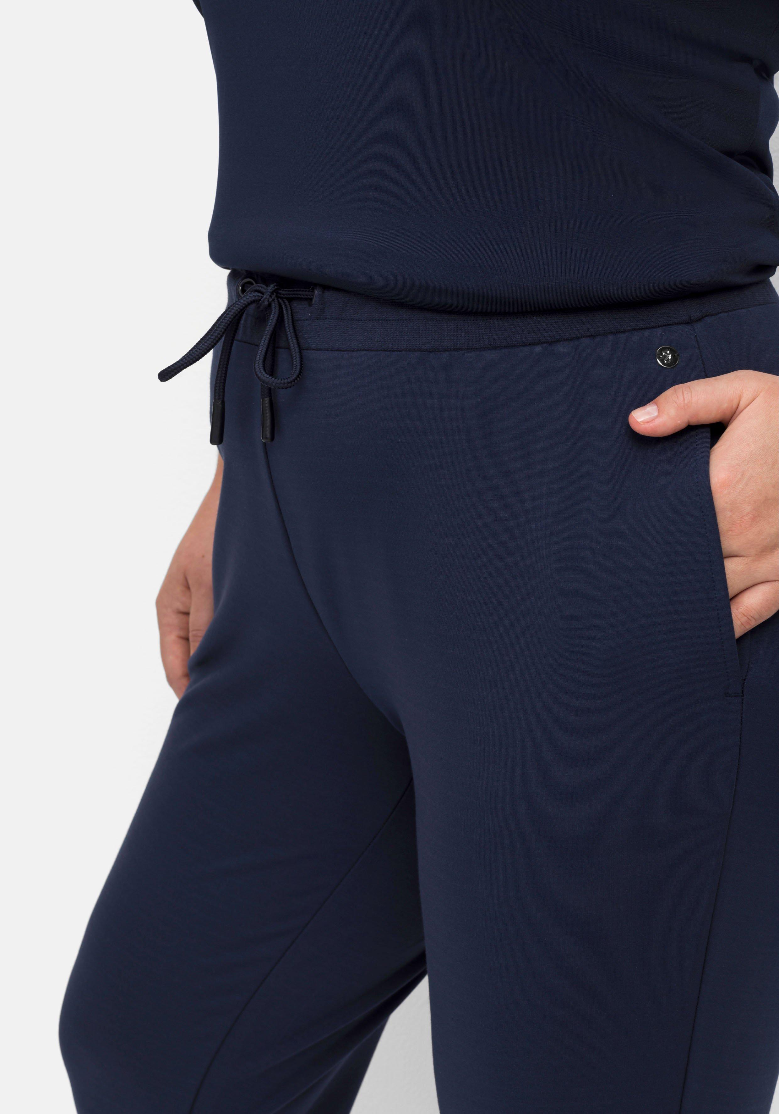 Sporthose in 3/4-Länge mit Bündchen, aus Sweat