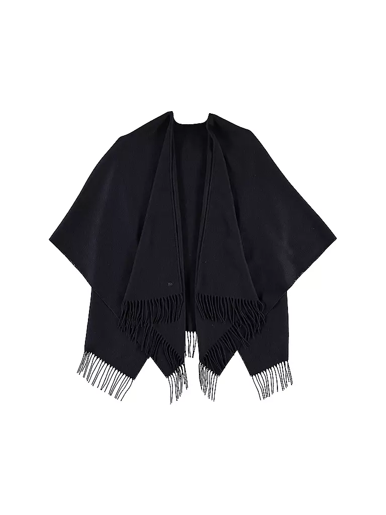 FRAAS Poncho - Cape RUANA dunkelblau