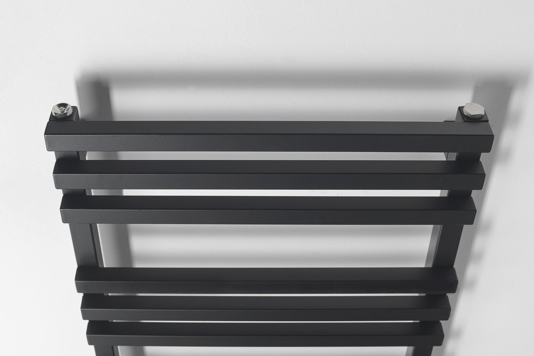 Sapho Fantina handdoekradiator mat zwart 50x122cm 495W