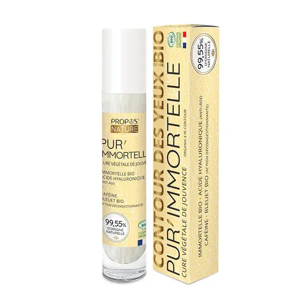 Propos'Nature - Linha Pur'Immortelle - Contorno de Olhos Orgânico - 15 ml