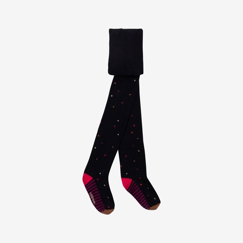 Collants bébé fille micro pois bleus Catimini Bleu
