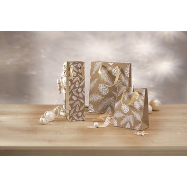 Sac cadeau de Noël 'Pine Cones and Pine branches'
