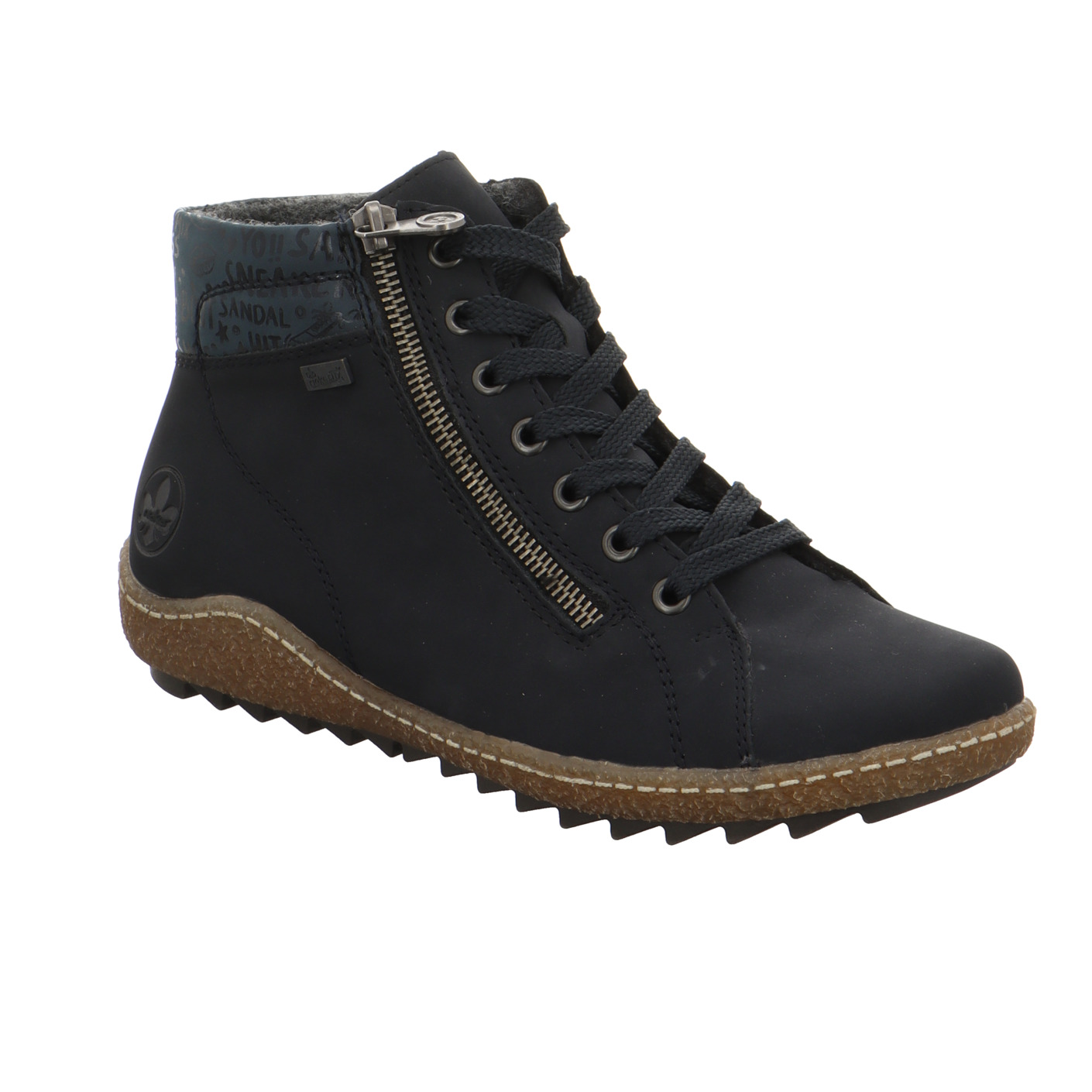 Schnürboots blau