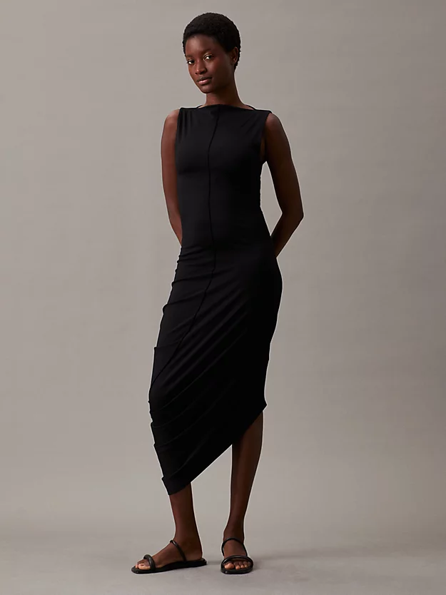 Vestido regata de malha modal