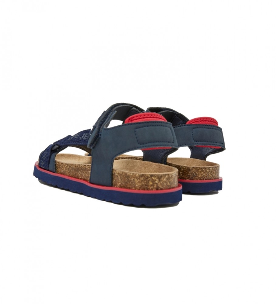 Sandálias anatômicas Pepe Jeans Berlin Monday azul marinho