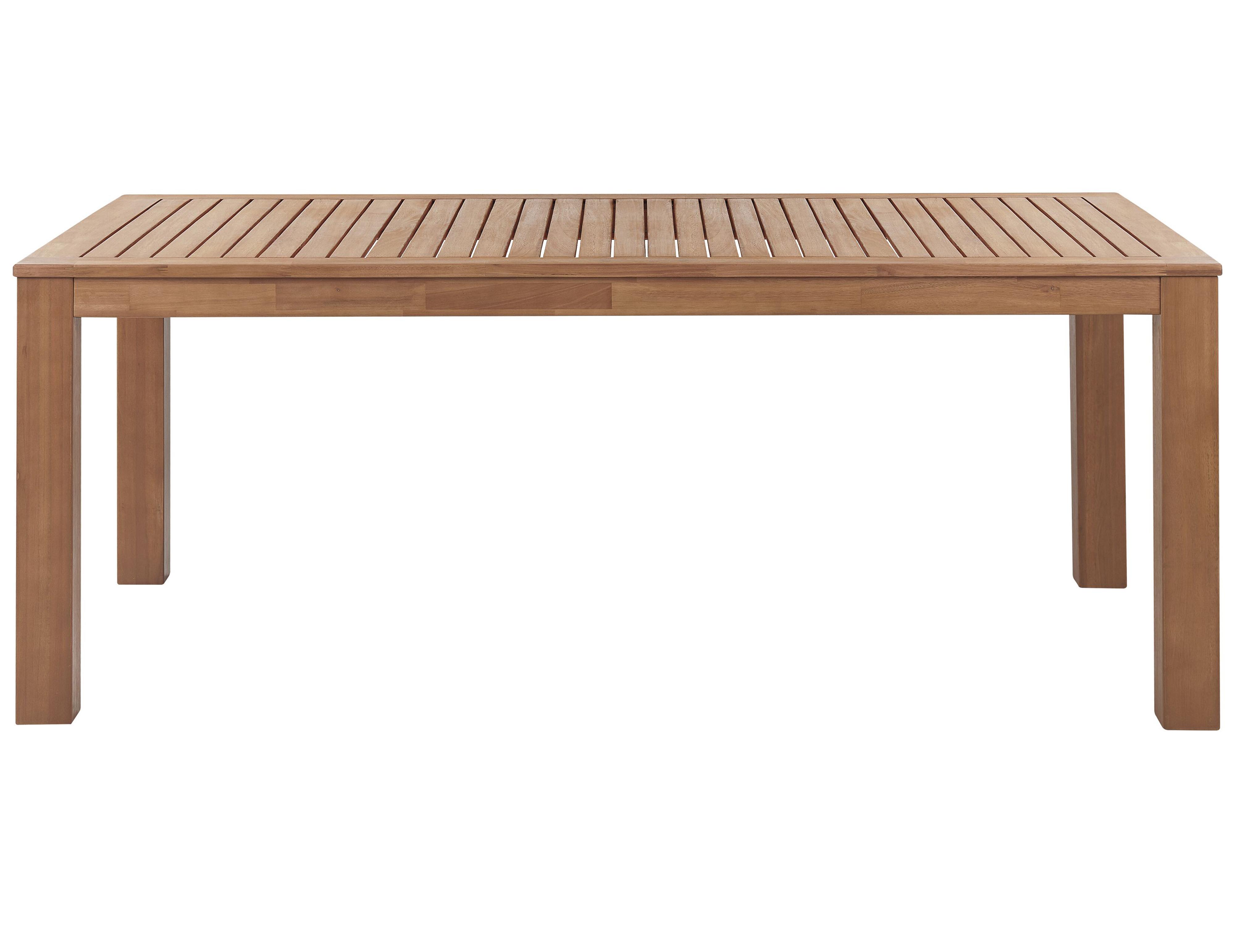 Tuin eettafel MONSANO 190 cm 105 cm Eucalyptushout Bruin