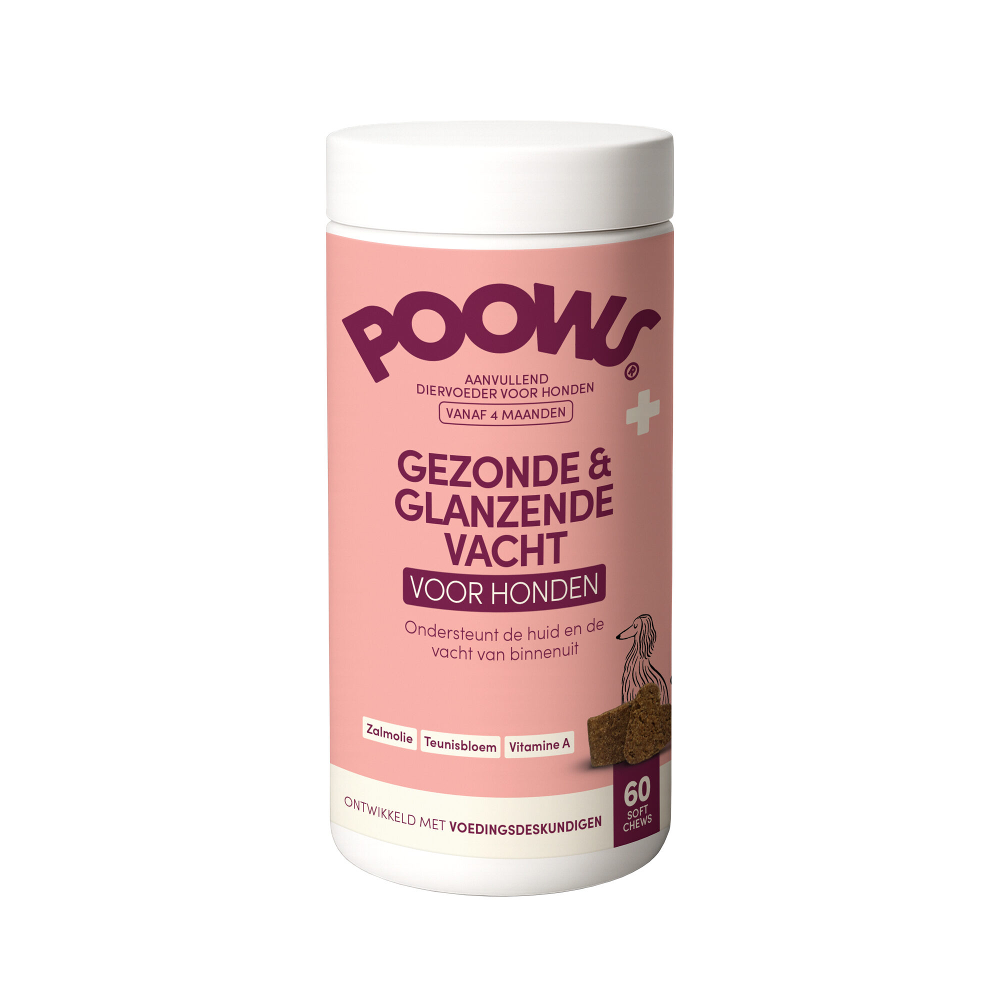 Poows Gezonde & Glanzende Vacht - Hond