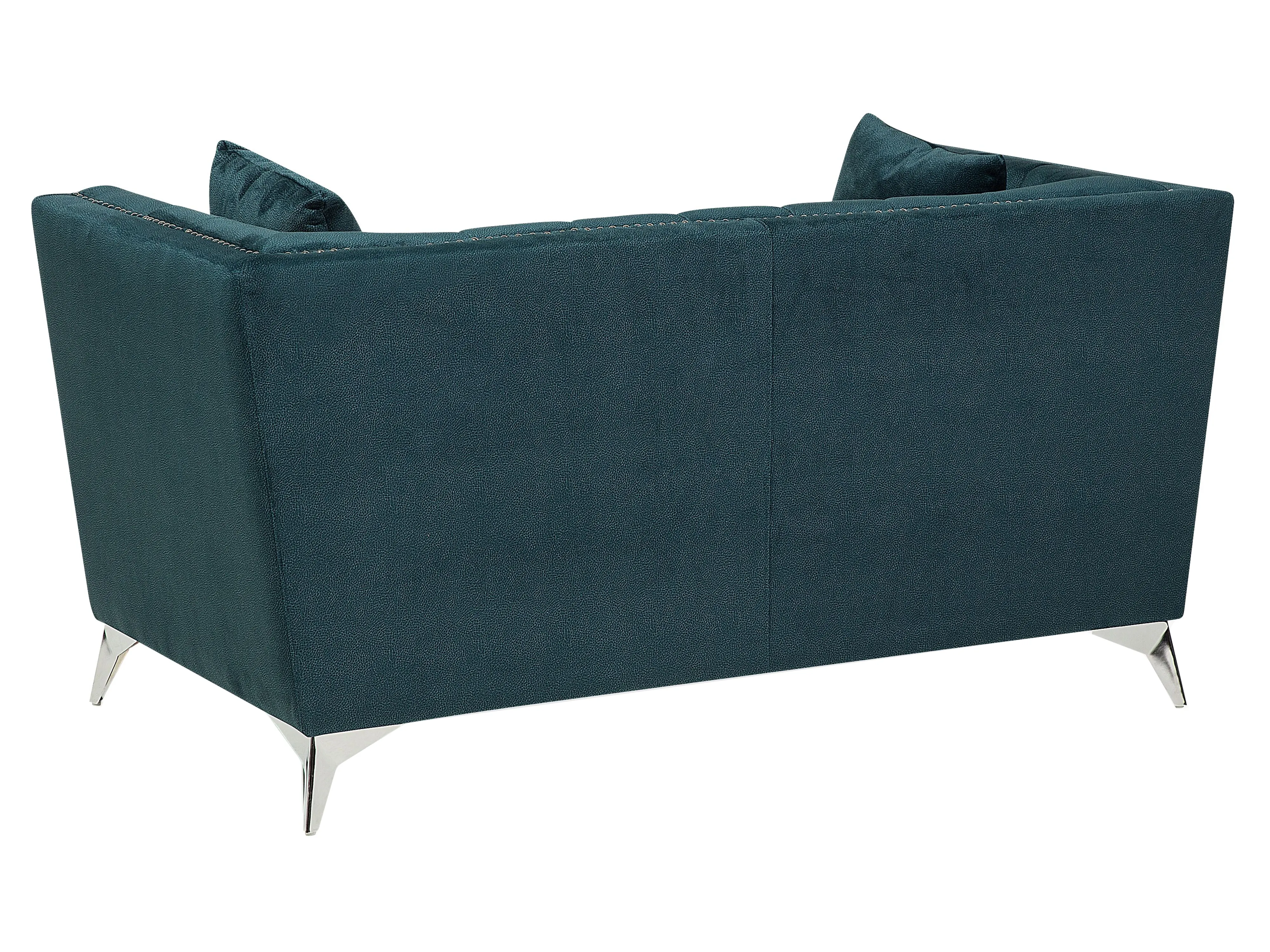 Bankenset 5-zits GAULA Fluweel Groenblauw