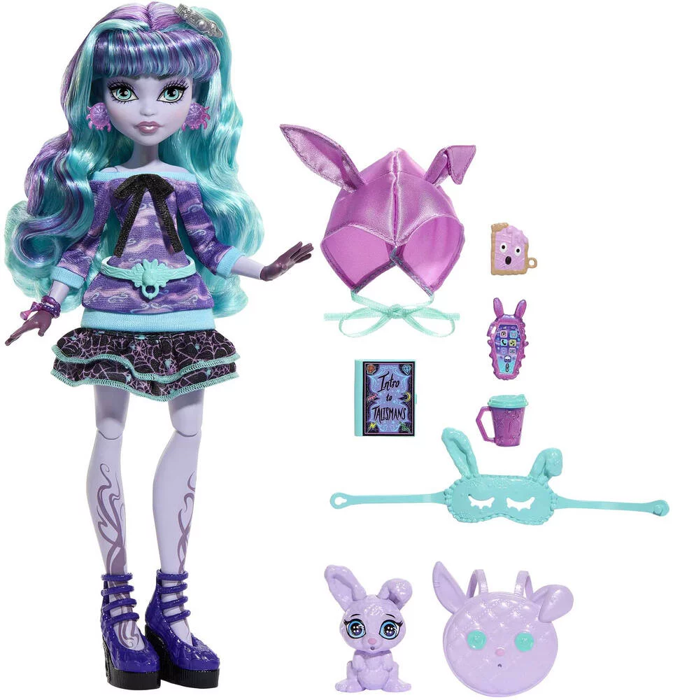 MONSTER HIGH - POUPEE TWYLA SOIREE PYJAMA