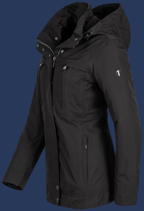 Golfjacke Lady PolyAirLite, Schwarz