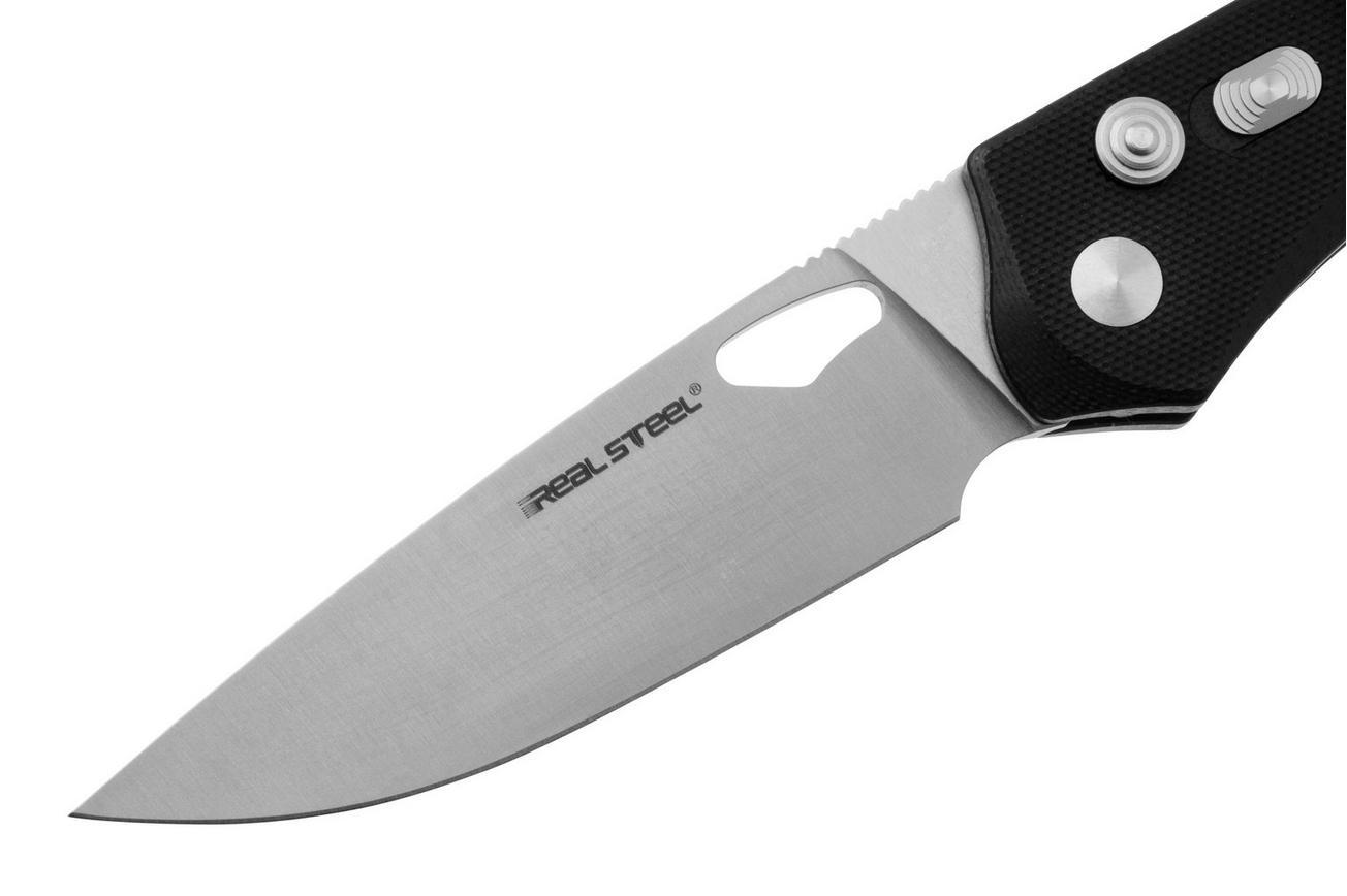 Real Steel Griffin Pro 7131BS Satin 14C28N, Black G10, zakmes, Carson Huang design