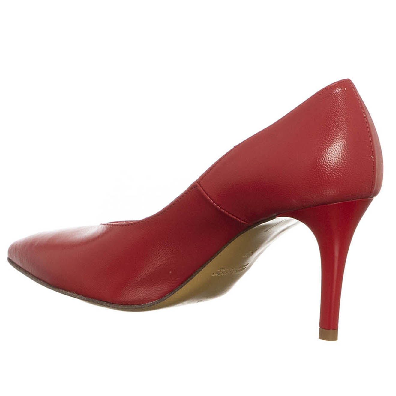Loretta Pettinari Escarpins en Cuir Silla rouges - Talon 7 cm