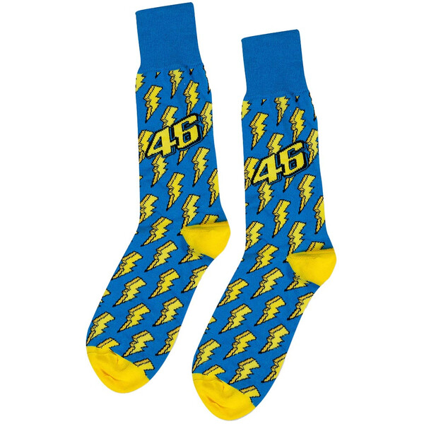 VR46 - Chaussettes 46 The Doctor Bleu / Jaune