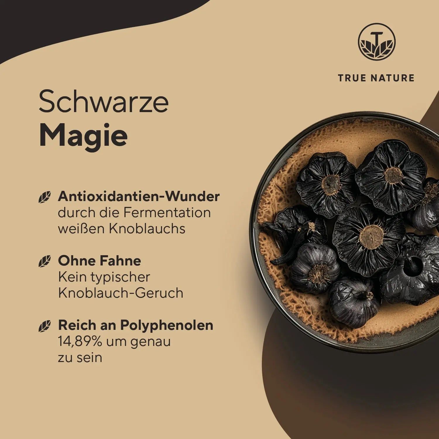 TRUE NATURE® Schwarzer Knoblauch Kapseln