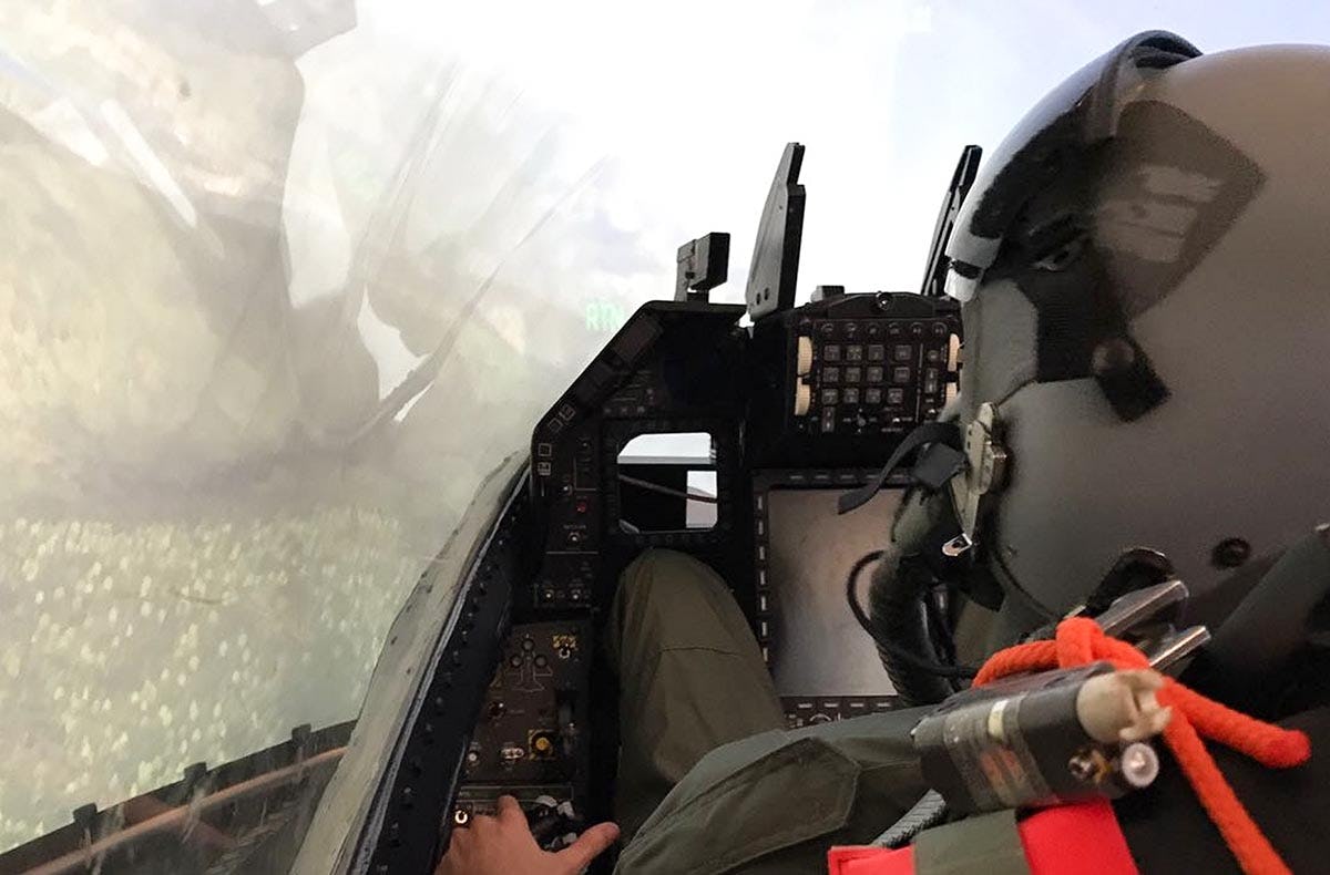 Kampfjet Simulator Gensingen (F18 Hornet) - Maverick for a day