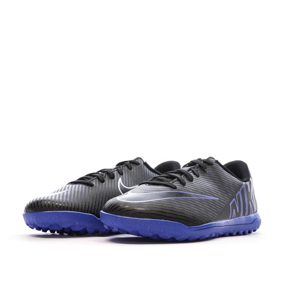 Nike Chaussures de Foot Noir/Bleu Junior Nike Vapor 15 Club TF