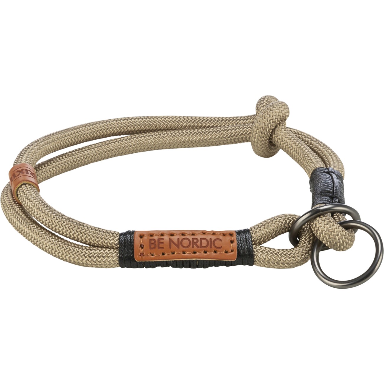 Trixie BE NORDIC Zug-Stopp-Halsband Hund beige XS-S