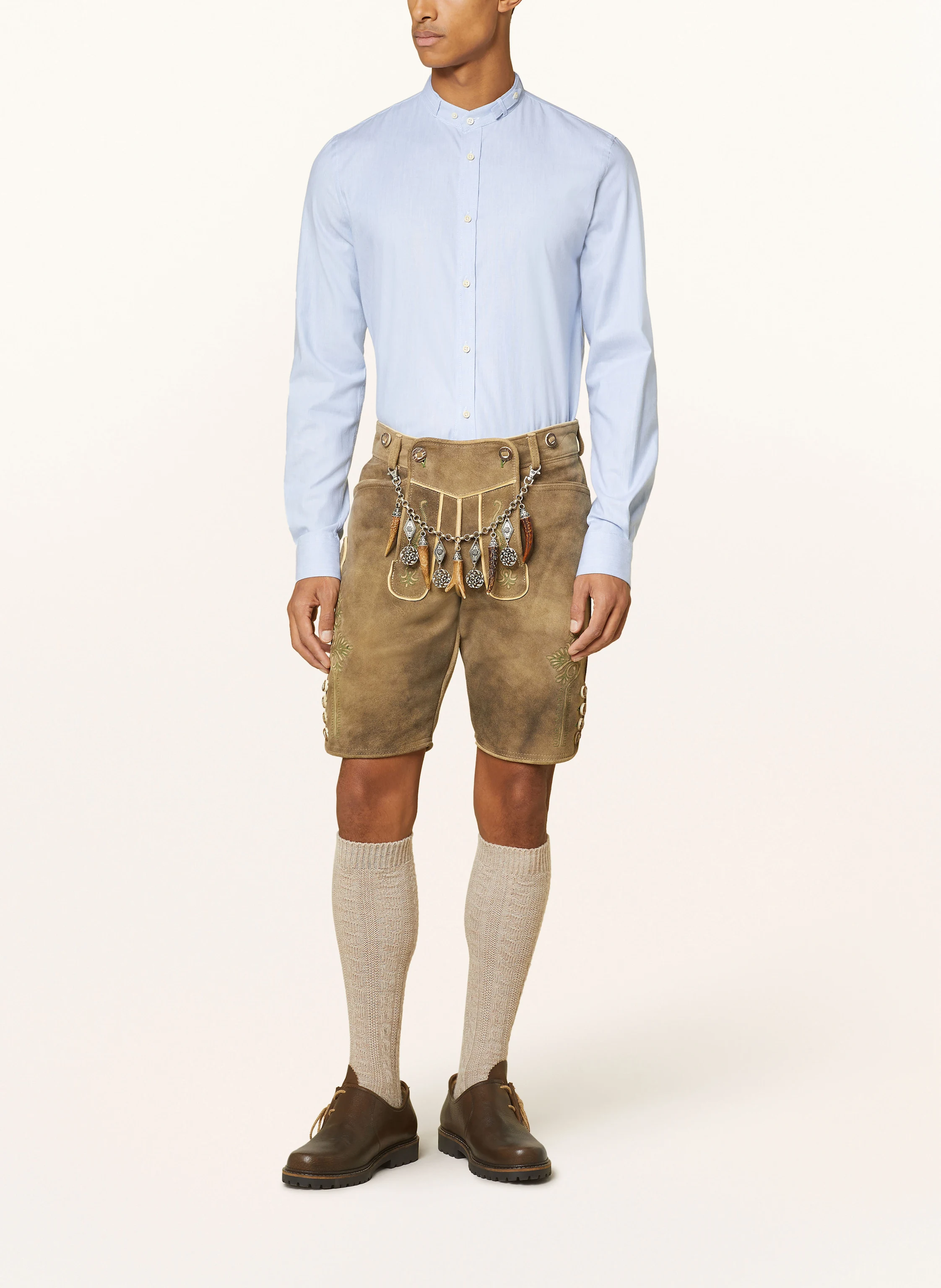 Gottseidank Trachtenhemd Slim Fit mit Stehkragen