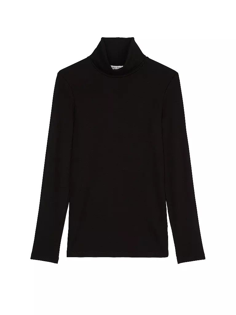 MARC O'POLO Rollkragenshirt  schwarz