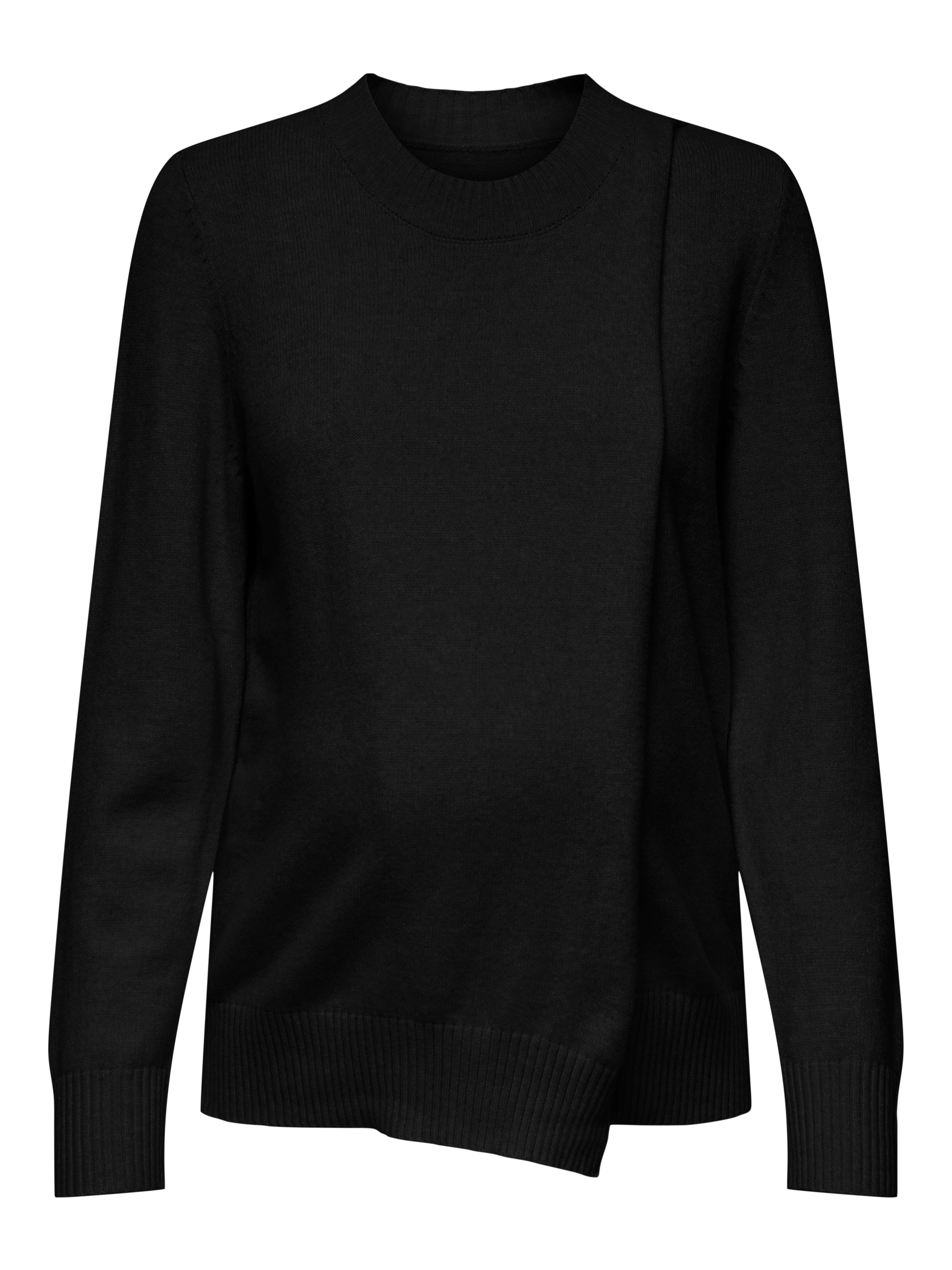 OLMCAPUCINE Strickpullover Black