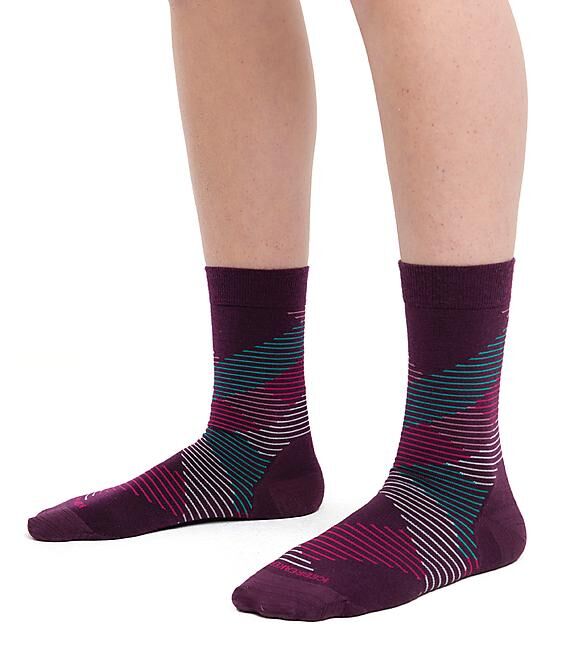 ICEBREAKER - CHAUSSETTES LIFESTYLE FINE GAUGE CREW DASHES