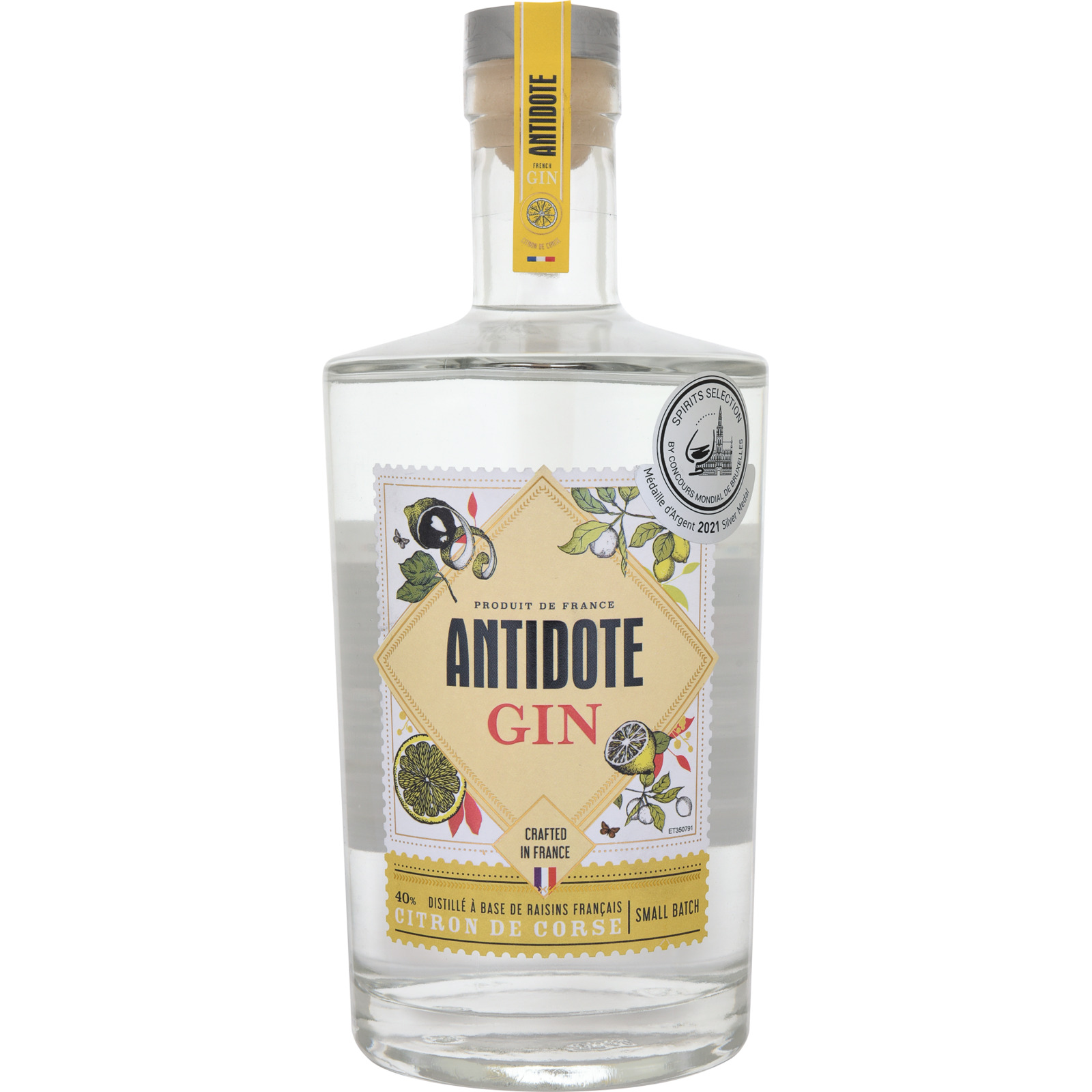 Antidote Citron de Corse Gin 70 cl