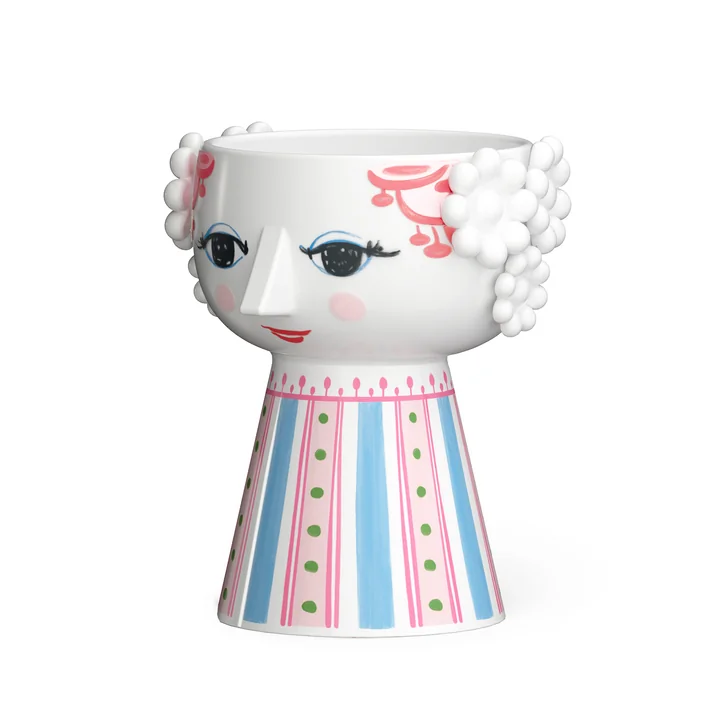 Bjørn Wiinblad - Eva Kerzenständer H 9.5 x Ø 8 cm, pink