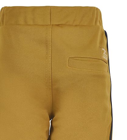 Minymo Bukser - Mustard Gold m. Navy