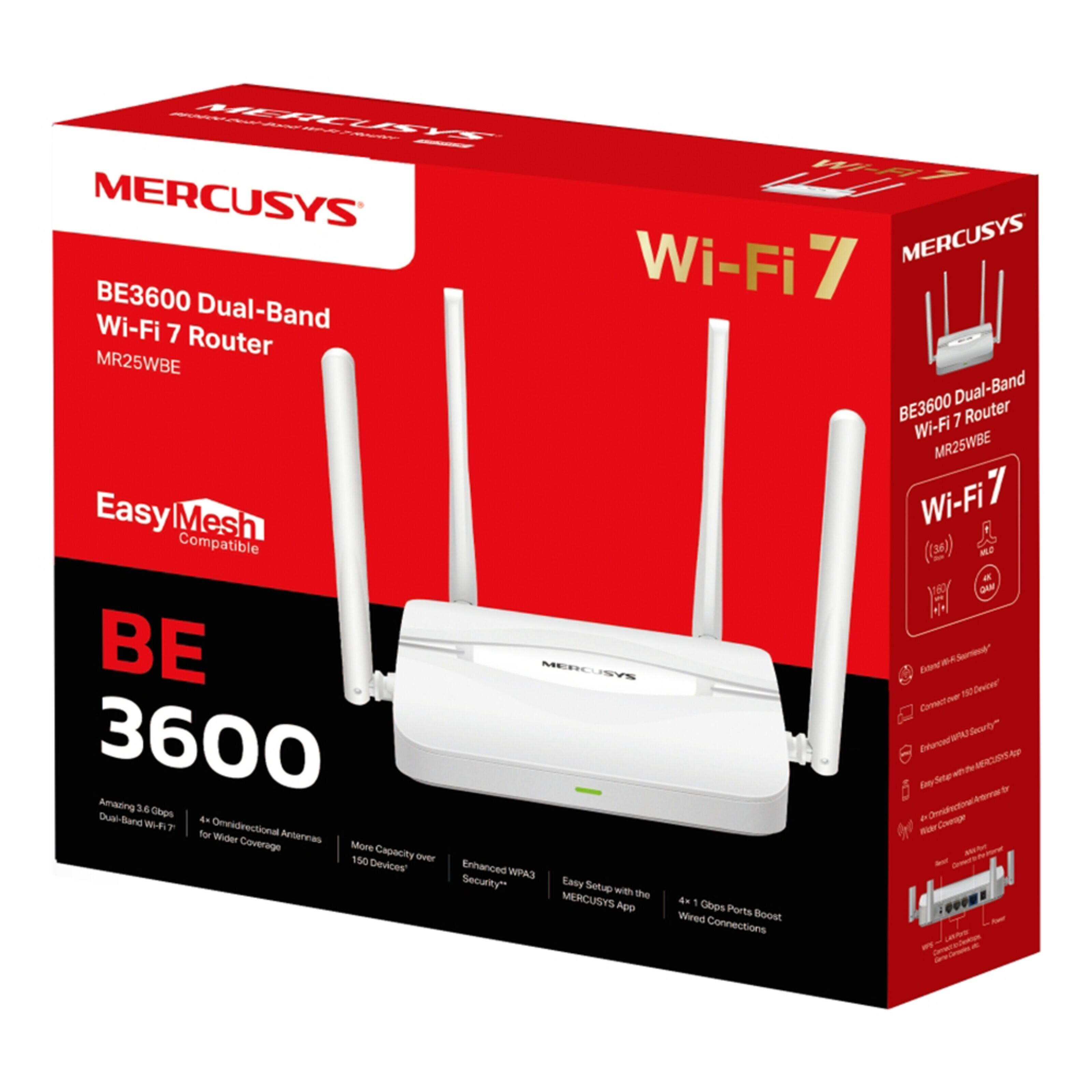 Mercusys MR25WBE Wi-Fi 7 Ruter