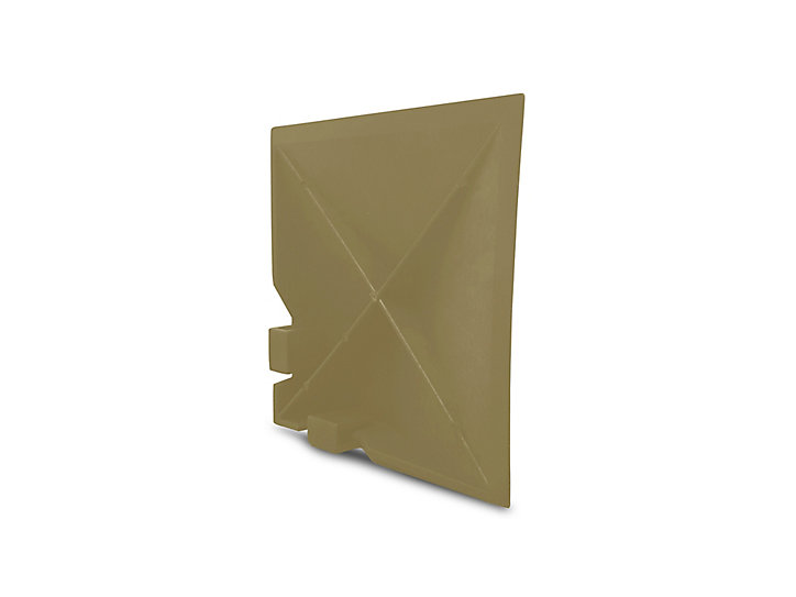 Angle de terrasse composite marron Blooma Angara