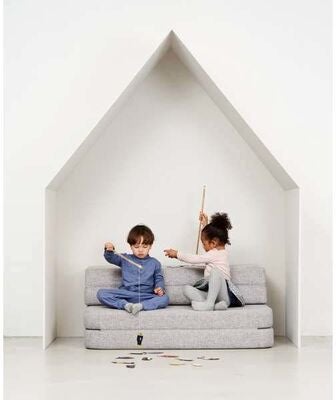 by KlipKlap 3 Fold Sofa XL, Multi Grey