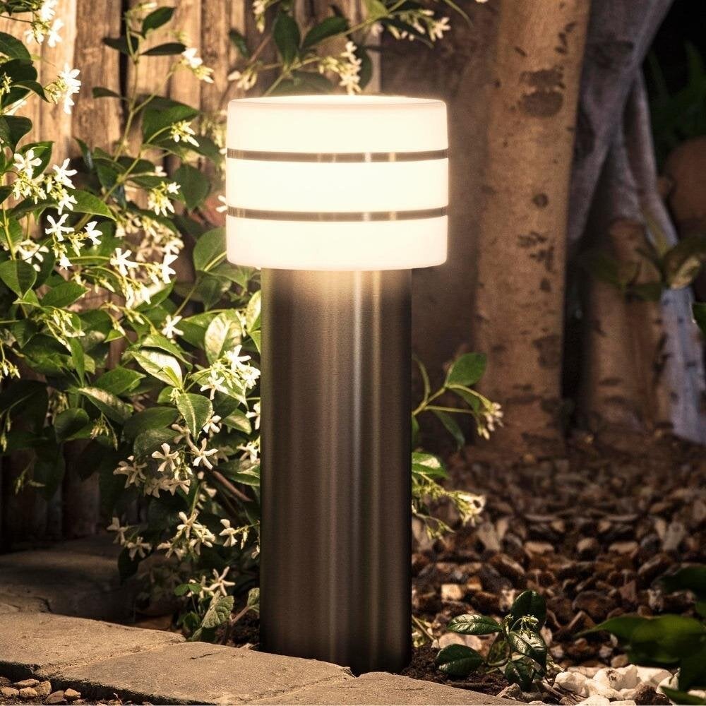 Philips Hue White Ambiance Tuar - Sokkellamp, geborsteld staal